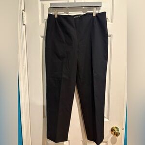 Lafayette 148 black cropped stretchy pants sz 10